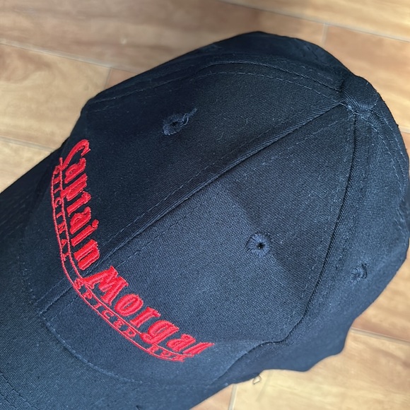 Black Captain Morgan💫Basketball Truckers Hat - Picture 2 of 8